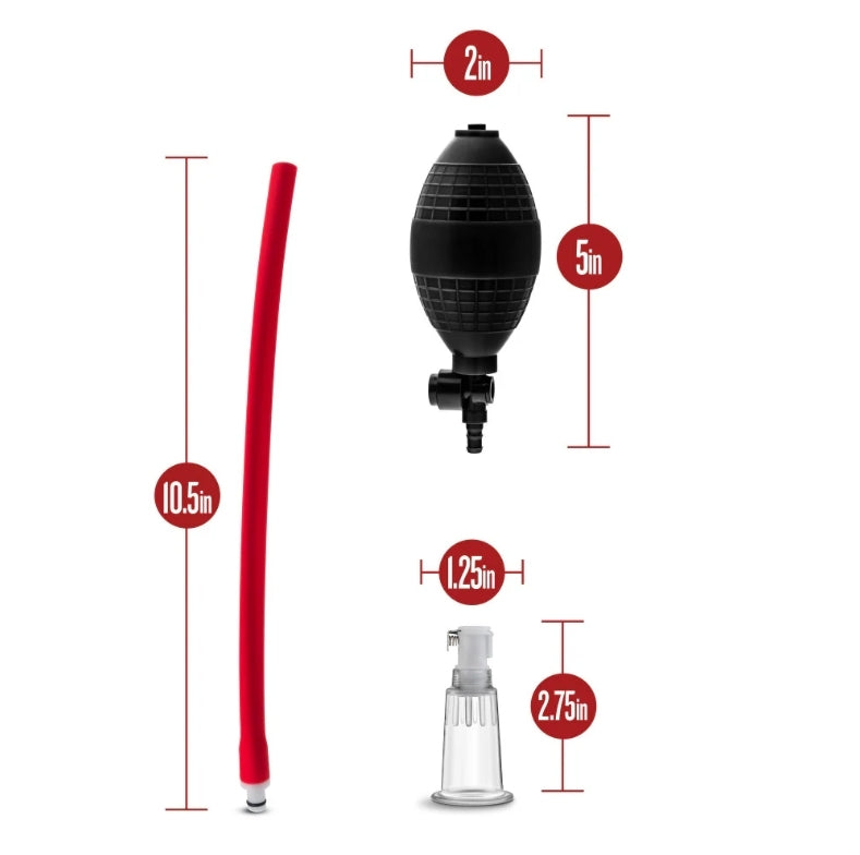 Blush - Temptasia - Beginner's Clitoral Pumping System - Black