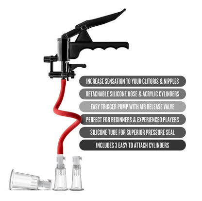 Blush - Temptasia - Clitoris and Nipple Pleasure and Enhancement Pump System