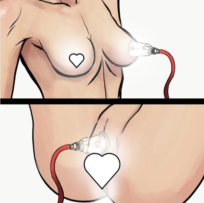 Blush - Temptasia - Clitoris and Nipple Pleasure and Enhancement Pump System