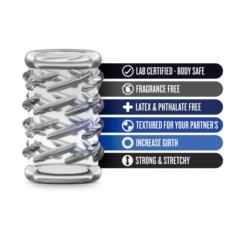 Blush - Stay Hard - Cock Sleeve Kit - Clear
