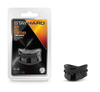Blush - Stay Hard - Beef Ball Stretcher - 1.5 Inch Diameter - Black
