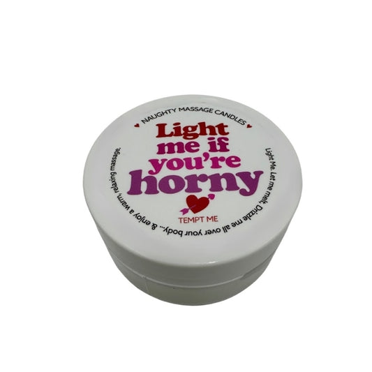 Kama - Valentine's Mini Massage Candle "Light Me If You're Horny"