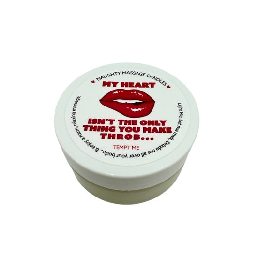 Kama - Valentine's Mini Massage candle "My Heart Isn't the Only Thing You Make Throb."