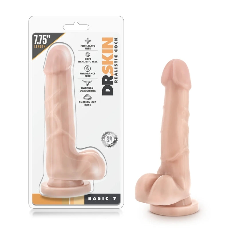 Blush - Dr. Skin - Realistic Cock - Basic 7 - Beige