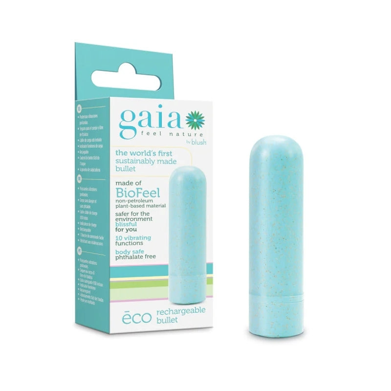 Blush - Gaia - Eco Rechargeable Bullet - Aqua