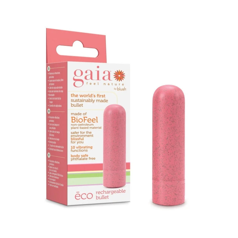 Blush - Gaia - Eco Rechargeable Bullet - Coral
