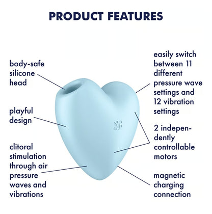 Satisfyer Cutie Heart Blue
