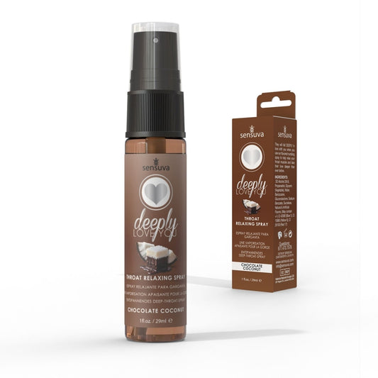Sensuva - Deeply Love You Chocolate Coconut Throat Relaxing Spray 1oz