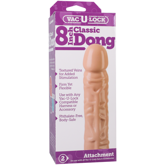 Vac-U-Lock™ - 8" Classic Dong
