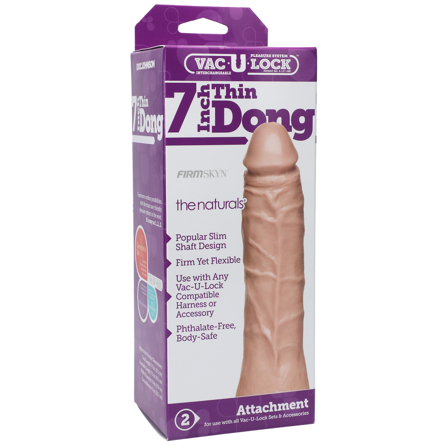 Vac-U-Lock™ - 7" Thin Dong - The Naturals