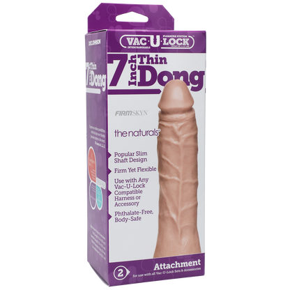 Vac-U-Lock™ - 7" Thin Dong - The Naturals