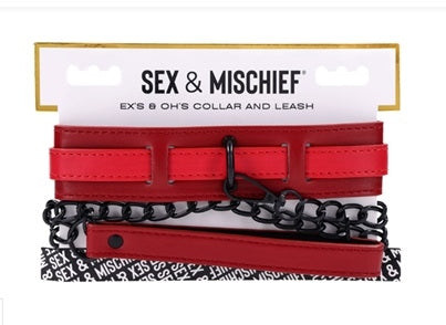 Sportsheets - Ex's & Oh's Collar and Leash