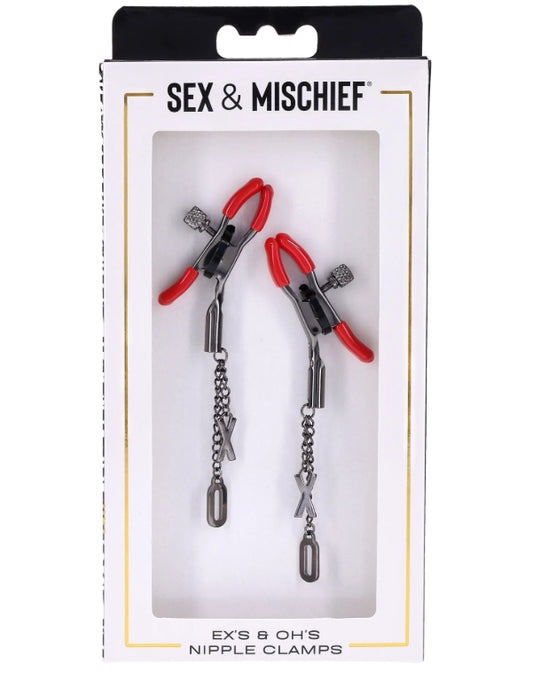 Sportsheets - Ex's & Oh's Nipple Clamps