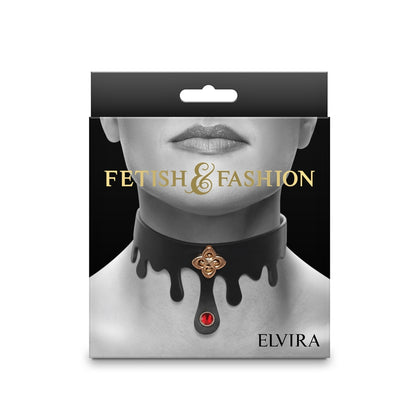 NS - Fetish & Fashion - Elvira Collar - Black