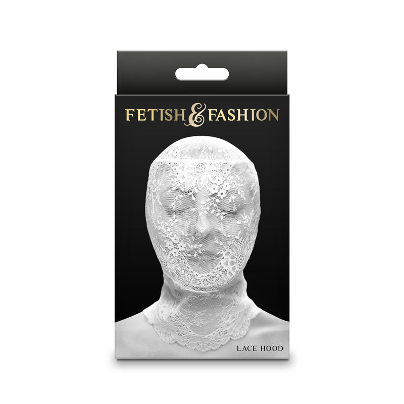 NS - Fetish & Fashion - Lace Hood - White