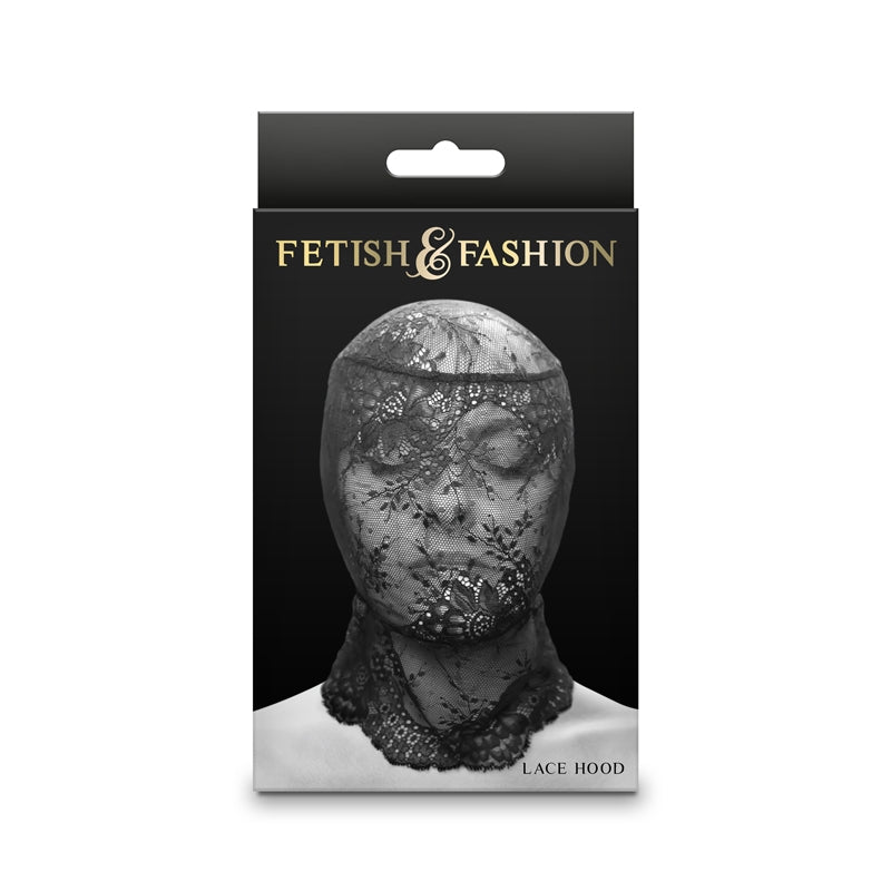 NS - Fetish & Fashion - Lace Hood - Black