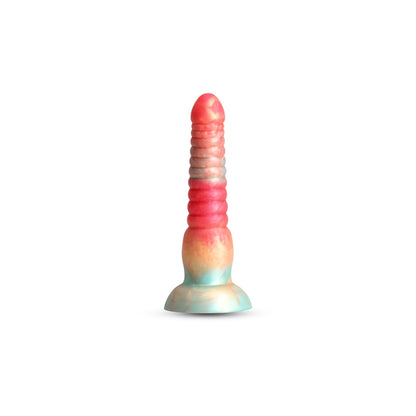 NS - Colours - Stacked - 6" Dildo - Red/Gold