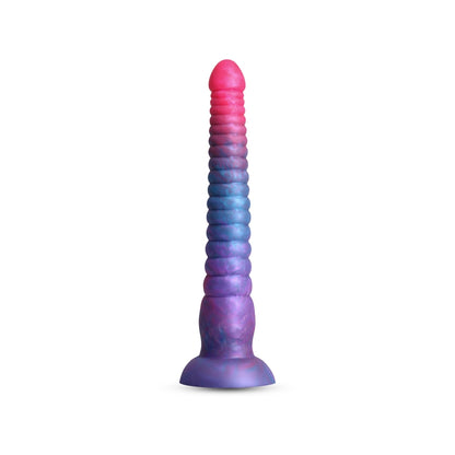 NS - Colours - Stacked - 9" Dildo - Pink/Blue