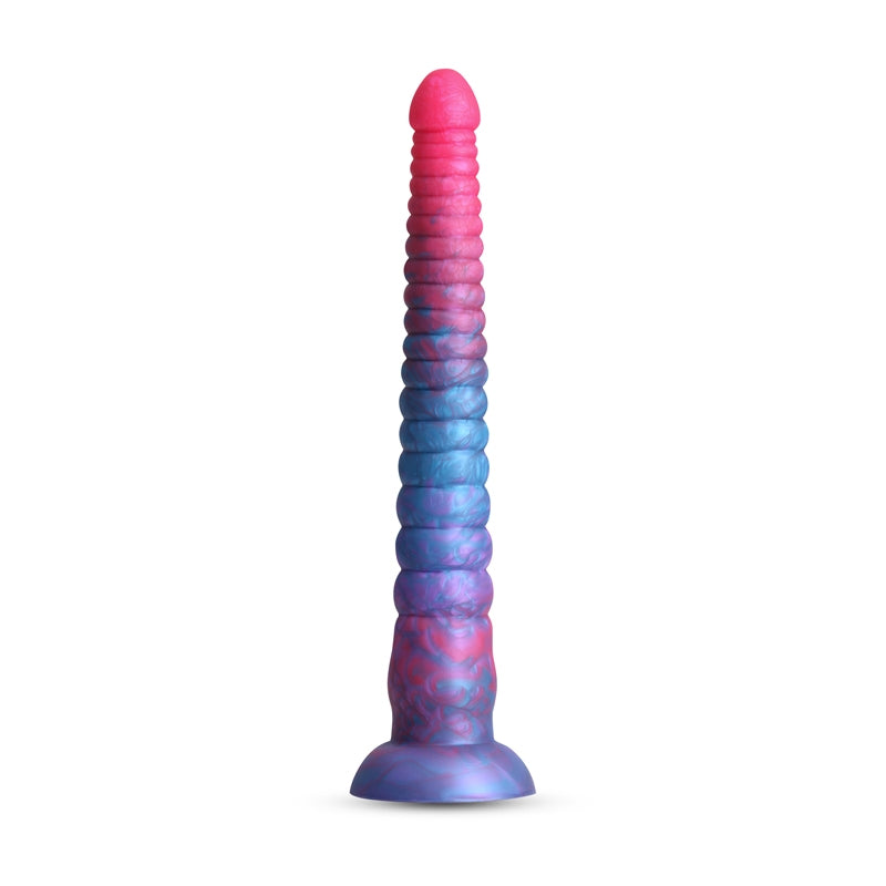 NS - Colours - Stacked - 12" Dildo - Pink/Blue