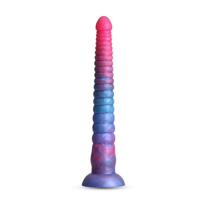 NS - Colours - Stacked - 12" Dildo - Pink/Blue