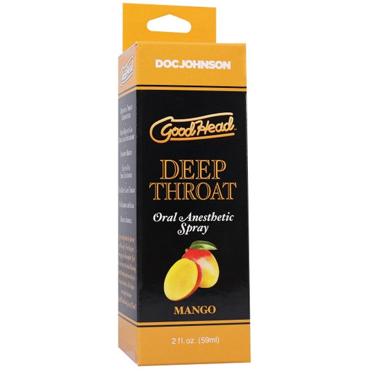 GoodHead Deep Throat Spray Mango 2 fl. oz.