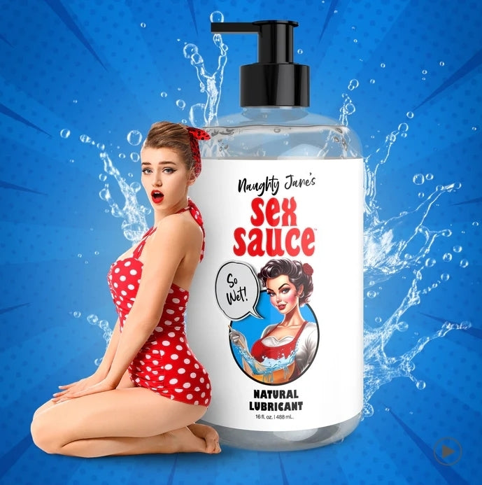 Naughty Jane's Sex Sauce - Natural Lubricant 16oz