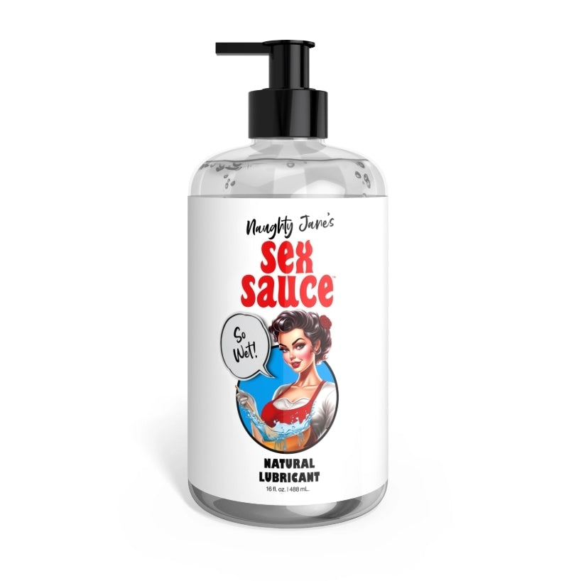 Naughty Jane's Sex Sauce - Natural Lubricant 16oz