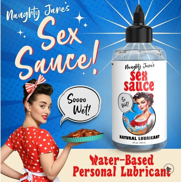 Naughty Jane's Sex Sauce - Natural Lubricant 8oz