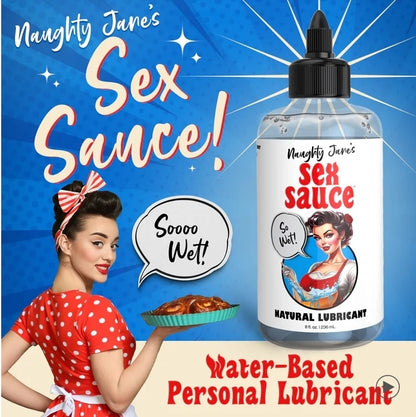 Naughty Jane's Sex Sauce - Natural Lubricant 8oz