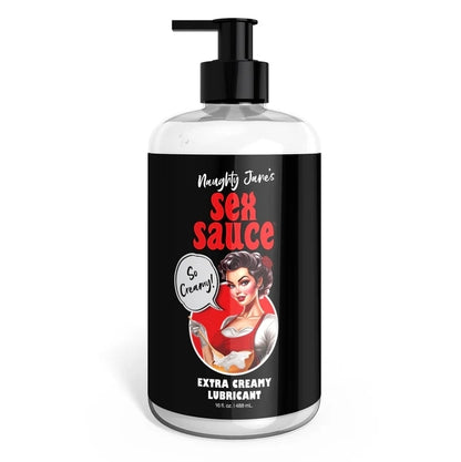 Naughty Jane's Sex Sauce - Extra Creamy Lubricant 16oz