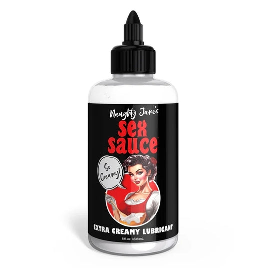 XR Brands Naughty Jane's Sex Sauce - Extra Creamy Lubricant 8oz