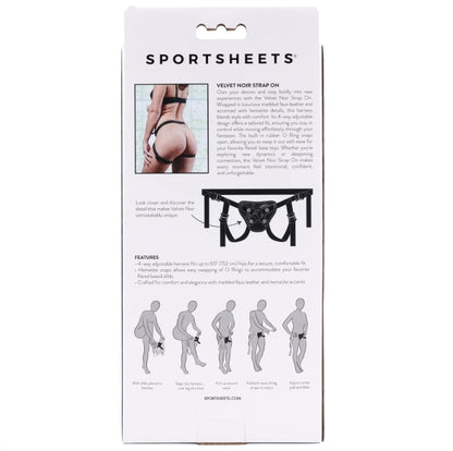 Sportsheets - Velvet Noir Strap On