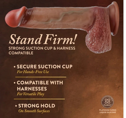 Blush - Renaissance - Raphael 9.5" Sliding Foreskin Dildo w Squeezable Balls