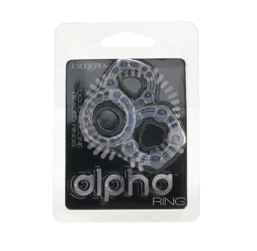 Alpha Liquid Silicone Beaded Rings