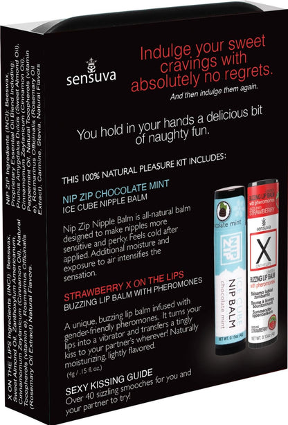 Sensuva - LIPS & NIPS Pleasure Kit Chocolate Strawberry