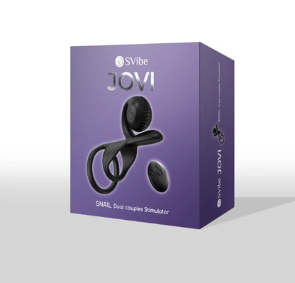 Svibe Snail Jovi Couples Ring, Black