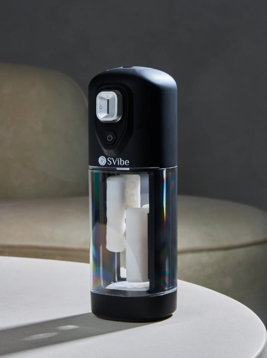 Svibe Ikon Volt Masturbator, Transparent Black