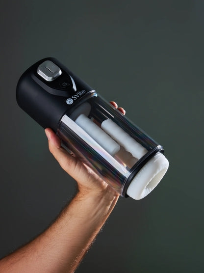 Svibe Ikon Volt Masturbator, Transparent Black