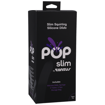 Tantus - POP slim - Squirting Dildo Indiglow (Boxed)