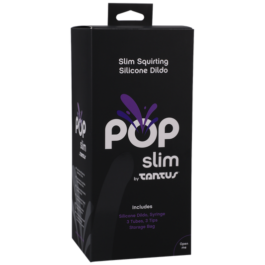 Tantus - POP slim - Squirting Dildo Indiglow (Boxed)