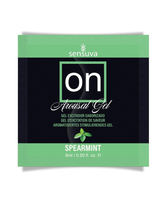 Sensuva - On Spearmint Arousal Gel 6mL Single Use Packet