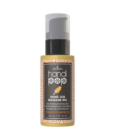Sensuva - Handipop Edible Massage Gel - Orange Creamsicle 2oz.
