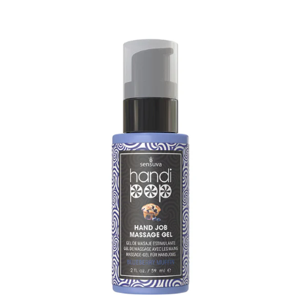 Sensuva - Handipop Edible Massage Gel - Blueberry Muffin 2oz.