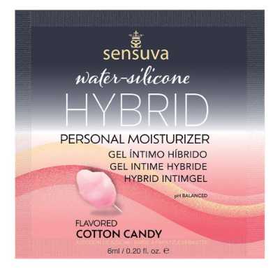 Sensuva - Hybrid Personal Moisturizer - Cotton Candy 6mL Single Use Packet
