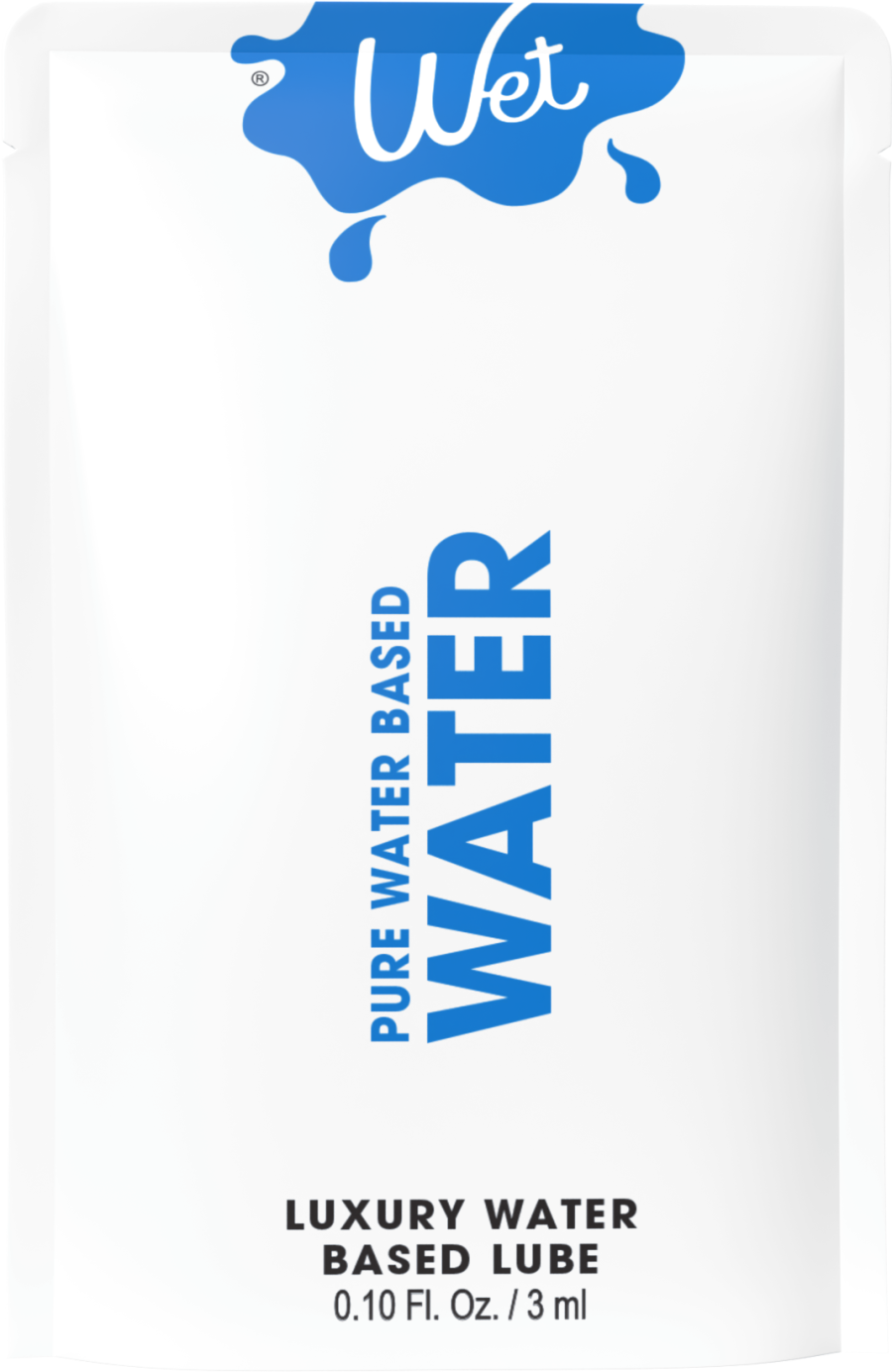 WET Water Luxury Waterbased Lubricant 0.1 Fl.oz/3ml