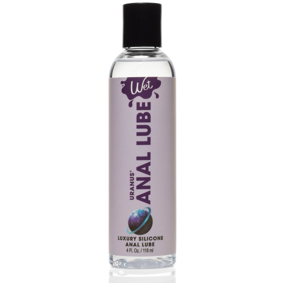 WET Uranus Anal Lube Premium Silicone Based Lubricant 4 Fl.oz/118ml