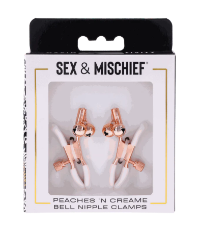 Sportsheets - Peaches 'n CreaMe Bell Nipple Clamps