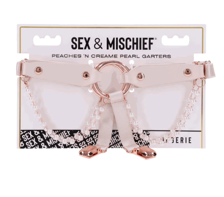 Sportsheets - Peaches 'n CreaMe Pearl Garters