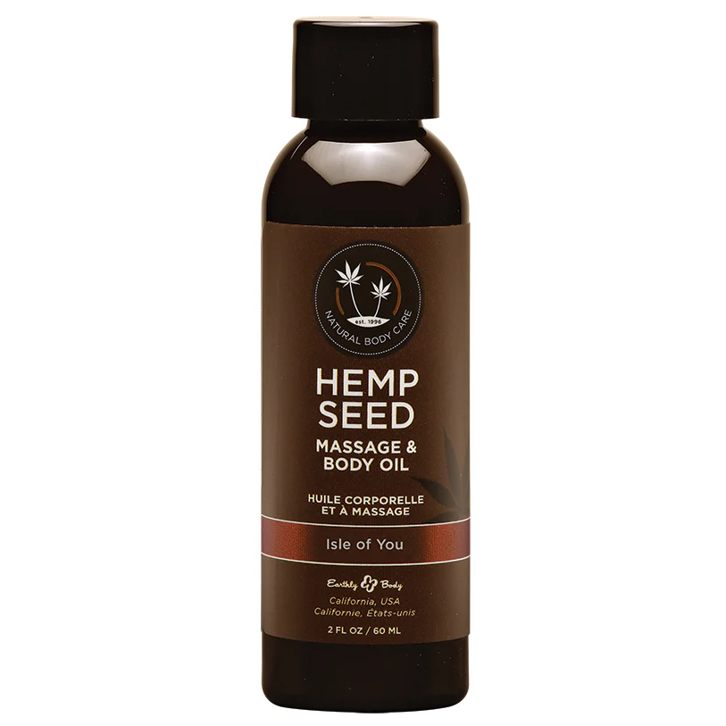 Hemp Seed Massage & Body Oil 2oz. Isle of You