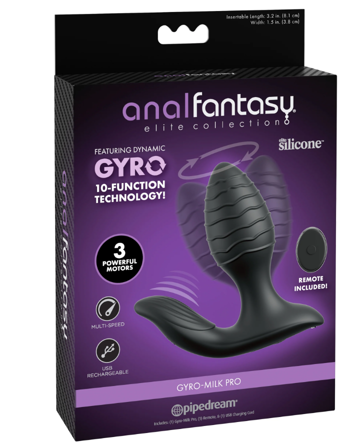 Anal Fantasy Elite Gyro-Milk Pro - Black